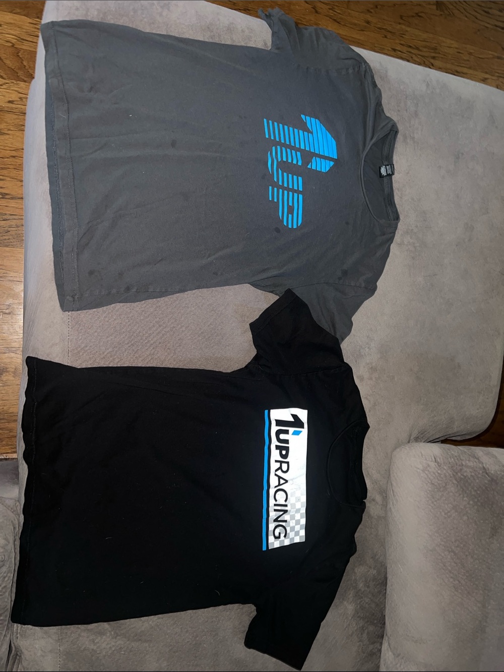 Men xs Short Sleeve Tee - Black & Gray